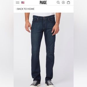 Paige mens Normandie jeans size 34 rigsby